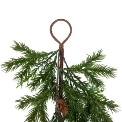 Northlight Real Touch™? Cypress And Pinecone Artificial Christmas Garland - 6' X 8" - Unlit -Festival northlight jy99524 4 61337.1704379350