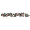 Northlight 6' Pink Floral And Ball Ornament Frosted Pine Artificial Christmas Garland -Festival northlight jy99525 1 00487.1701796957