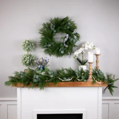 Northlight Real Touch™? Mixed Pine And Eucalyptus Artificial Christmas Wreath - 24" - Unlit 11 Northlight Real Touch™? Mixed Pine And Eucalyptus Artificial Christmas Wreath - 24" - Unlit -Festival northlight jy995282c20jy99527 styled 21 17990.1701796958