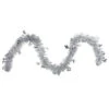 Northlight 50" X 2.75' Silver Snowflakes Tinsel Artificial Christmas Garland - Unlit -Festival northlight k00348 43702.1665433296