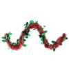 Northlight Shiny Tinsel Commercial Christmas Garland With Holly 50' - Red And Green - Unlit 1 Northlight Shiny Tinsel Commercial Christmas Garland With Holly 50' - Red And Green - Unlit -Festival northlight k00358 62237.1588344868