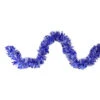 Northlight 12' X 3" Shiny Blue And Snowblush Wide Cut Tinsel Christmas Garland - Unlit 2 Northlight 12' X 3" Shiny Blue And Snowblush Wide Cut Tinsel Christmas Garland - Unlit -Festival northlight k15329 61320.1664379971