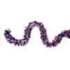 Northlight 12' X 4" Red And Blue Wide Cut Patriotic Tinsel Christmas Garland - Unlit
