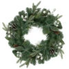 Northlight Real Touch™ Frosted Mixed Pine Artificial Christmas Wreath - 24" - Unlit 1 Northlight Real Touch™ Frosted Mixed Pine Artificial Christmas Wreath - 24" - Unlit -Festival northlight kji28173 1 updated2022 36670.1662575095