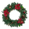 Northlight Pine, Poinsettia, Berry And Pine Cone Artificial Christmas Wreath, 24-Inch, Unlit 1 Northlight Pine, Poinsettia, Berry And Pine Cone Artificial Christmas Wreath, 24-Inch, Unlit -Festival northlight kji85777 1 17184.1665580043
