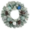Northlight Flocked Pine With Ornaments Artificial Christmas Wreath - 24" - Unlit 2 Northlight Flocked Pine With Ornaments Artificial Christmas Wreath - 24" - Unlit -Festival northlight kji85813 1 updated2022 99728.1664551946