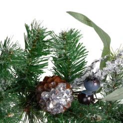 Northlight Iced Pine And Blueberries Artificial Christmas Garland - 6' X 12" - Unlit -Festival northlight kjix627gl 1 22167.1587644022