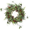 Northlight Frosted Pine And Berry Artificial Christmas Wreath, 25-Inch, Unlit -Festival northlight ll89742 1 37939.1638546679
