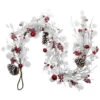Northlight Berries And Snowflakes Artificial Christmas Garland - 6' X 8" - Red And White - Unlit -Festival northlight ll94330 01 91318.1726019800