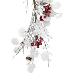 Northlight Berries And Snowflakes Artificial Christmas Garland - 6' X 8" - Red And White - Unlit 17 Northlight Berries And Snowflakes Artificial Christmas Garland - 6' X 8" - Red And White - Unlit -Festival northlight ll94330 06 69390.1726019801