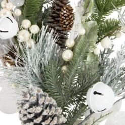 Northlight Artificial Mixed Foliage With Pine Cones Christmas Wreath, 28-Inch, Unlit -Festival northlight ll94344 3 55869.1680285400