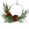 Northlight Real Touch™? Mixed Greenery And Berries Artificial Christmas Wreath - 18" - Unlit -Festival northlight ll94347 1new 88682.1672477947