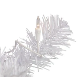 Northlight Pre-Lit Pine Artificial Christmas Wreath - 24" - White - Clear Lights -Festival northlight m88639 3 64740.1660239370