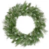 Northlight Snow Mountain Pine Artificial Christmas Wreath - 24" - Unlit -Festival northlight m88644 updatelisting 47096.1616422377