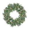 Northlight Pre-Lit Snow Mountain Pine Artificial Christmas Wreath - 30" - Clear Lights 1 Northlight Pre-Lit Snow Mountain Pine Artificial Christmas Wreath - 30" - Clear Lights -Festival northlight m88645 20735.1631117425