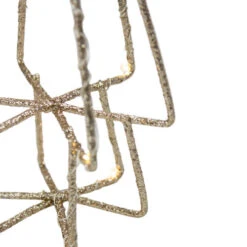 Northlight LED Lighted Glittered Wire Christmas Cone Tree - 17.5" - Warm White Lights -Festival northlight my89431 3 sample 99580.1604023644