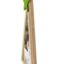 Northlight Lighted Wooden Christmas Tree With Star And Reindeer Woodland Scene - 15" -Festival northlight nj95133 04 55857.1694187837