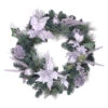 Northlight Glittered Poinsettia With Pine Cones Artificial Christmas Wreath - 24" - Unlit 2 Northlight Glittered Poinsettia With Pine Cones Artificial Christmas Wreath - 24" - Unlit -Festival northlight s84839 40117.1591031671