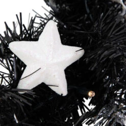 Northlight Pre-Lit Battery Operated Black Pine Christmas Wreath - 16" - Cool White LED Lights 13 Northlight Pre-Lit Battery Operated Black Pine Christmas Wreath - 16" - Cool White LED Lights -Festival northlight s92630 3 39953.1684414649