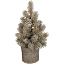 Northlight LED Potted Metallic Glitter Artificial Christmas Tree - 10.25" - Clear Lights 8 Northlight LED Potted Metallic Glitter Artificial Christmas Tree - 10.25" - Clear Lights -Festival northlight sf89176 2 sample 24548.1601169975