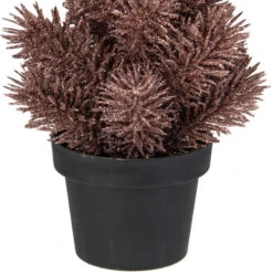 Northlight Potted Glittered Artificial Pine Christmas Tree - 8.5" - Rose Gold - Unlit 7 Northlight Potted Glittered Artificial Pine Christmas Tree - 8.5" - Rose Gold - Unlit -Festival northlight sf89182 3 sample 11640.1601169975