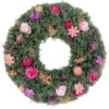 Northlight Thistle Mixed Floral Spring Wreath - 13" - Pink And Purple -Festival northlight sh27007 1 12191.1680285010