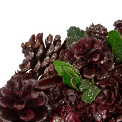 Northlight 13" Red And Gold Glittered Pine Cone And Berry Christmas Wreath -Festival northlight sh89561 4 updated 24309.1618414101