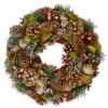 Northlight Green And Brown Frosted Pinecones And Bells Christmas Wreath - 13" Unlit 2 Northlight Green And Brown Frosted Pinecones And Bells Christmas Wreath - 13" Unlit -Festival northlight sh89573 1 updated 26696.1618414103