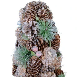 Northlight Glittered Pinecone Berry Christmas Tree - 16.5" - Green And Brown -Festival northlight sh89586 2 sample 90610.1618414097
