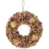 Northlight 12" Purple And Beige Wooden Floral Spring Wreath With Preserved Artichoke -Festival northlight sh91453 1 79191.1680285013