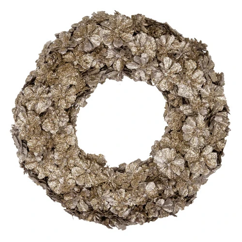 Northlight Gold Glitter Pine Cone Artificial Christmas Wreath, 12-Inch 3 Northlight Gold Glitter Pine Cone Artificial Christmas Wreath, 12-Inch
