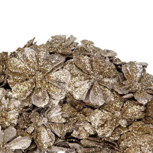 Northlight Gold Glitter Pine Cone Artificial Christmas Wreath, 12-Inch 5 Northlight Gold Glitter Pine Cone Artificial Christmas Wreath, 12-Inch - Image 3