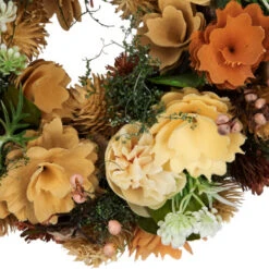 Northlight Mixed Floral Artificial Spring Wreath - 9.75" - Beige And Peach 12 Northlight Mixed Floral Artificial Spring Wreath - 9.75" - Beige And Peach -Festival northlight sh95412 03 36868.1704379356