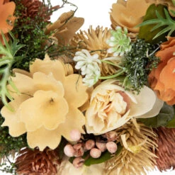 Northlight Mixed Floral Artificial Spring Wreath - 9.75" - Beige And Peach 14 Northlight Mixed Floral Artificial Spring Wreath - 9.75" - Beige And Peach -Festival northlight sh95412 05 33052.1704379355
