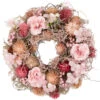 Northlight Mixed Floral Artificial Spring Wreath - 9.75" - Pink -Festival northlight sh95413 01 81705.1701883372