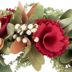 Northlight Rose And Pansy Artificial Wooden Spring Wreath - 10" 11 Northlight Rose And Pansy Artificial Wooden Spring Wreath - 10" -Festival northlight sh95420 03 20880.1704379353