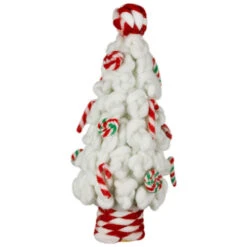Northlight Plush Tree With Peppermint And Candy Canes Christmas Decoration - 16.5" -Festival northlight sh96062 02 25551.1723165689