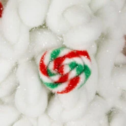 Northlight Plush Tree With Peppermint And Candy Canes Christmas Decoration - 16.5" -Festival northlight sh96062 04 50887.1723165692