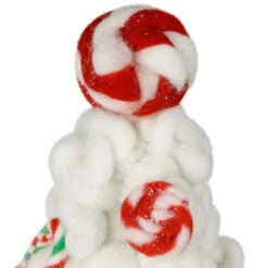 Northlight Plush Tree With Peppermint And Candy Canes Christmas Decoration - 16.5" -Festival northlight sh96062 06 20385.1723165690