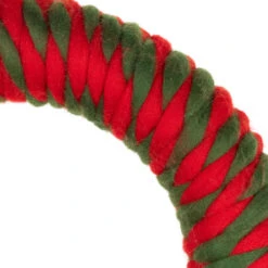 Northlight Twisted Yarn Plush Christmas Wreath - 13.5" - Unlit -Festival northlight sh96095 03 84202.1720742954