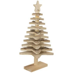 Northlight Star Cut-Outs Wooden Tree Christmas Decoration - 20.5" -Festival northlight sh96122 02 19525.1725587129