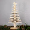 Northlight Star Cut-Outs Wooden Tree Christmas Decoration - 20.5"