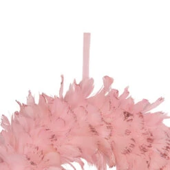Northlight Glittered Feathers Christmas Wreath - 14.5" - Unlit - Pink -Festival northlight sh96131 03 25505.1727404102