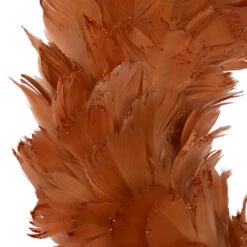 Northlight Two-Tone Feathers Christmas Wreath - 14.5" - Unlit - Rust Orange 11 Northlight Two-Tone Feathers Christmas Wreath - 14.5" - Unlit - Rust Orange -Festival northlight sh96133 04 05247.1727404101