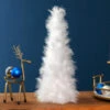 Northlight Layered Wispy Feather Cone Tree Christmas Decoration - 16" - Winter White -Festival northlight sh96149 styled 01 06500.1727404100