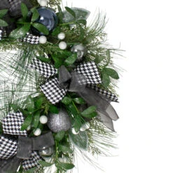 Northlight Real Touch™ Winter Foliage And Berries Artificial Christmas Wreath - 24" - Unlit -Festival northlight sm91196 1 87736.1602681697