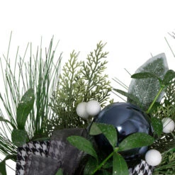 Northlight Real Touch™ Winter Foliage And Berries Artificial Christmas Wreath - 24" - Unlit -Festival northlight sm91196 2 65866.1612585058