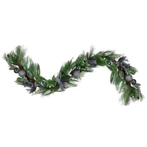 Northlight Real Touch™? Winter Foliage And Berries Artificial Christmas Garland - 6' X 12" - Unlit 3 Northlight Real Touch™? Winter Foliage And Berries Artificial Christmas Garland - 6' X 12" - Unlit