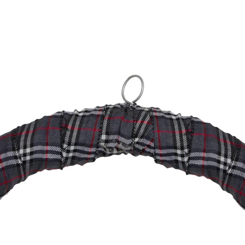 Northlight Gray And Red Plaid Artificial Christmas Wreath With Red Berries - 24-Inch, Unlit 6 Northlight Gray And Red Plaid Artificial Christmas Wreath With Red Berries - 24-Inch, Unlit - Image 4