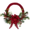 Northlight Red And Black Buffalo Plaid And Berry Artificial Christmas Wreath - 24-Inch, Unlit 1 Northlight Red And Black Buffalo Plaid And Berry Artificial Christmas Wreath - 24-Inch, Unlit -Festival northlight sm91201 76359.1665610748